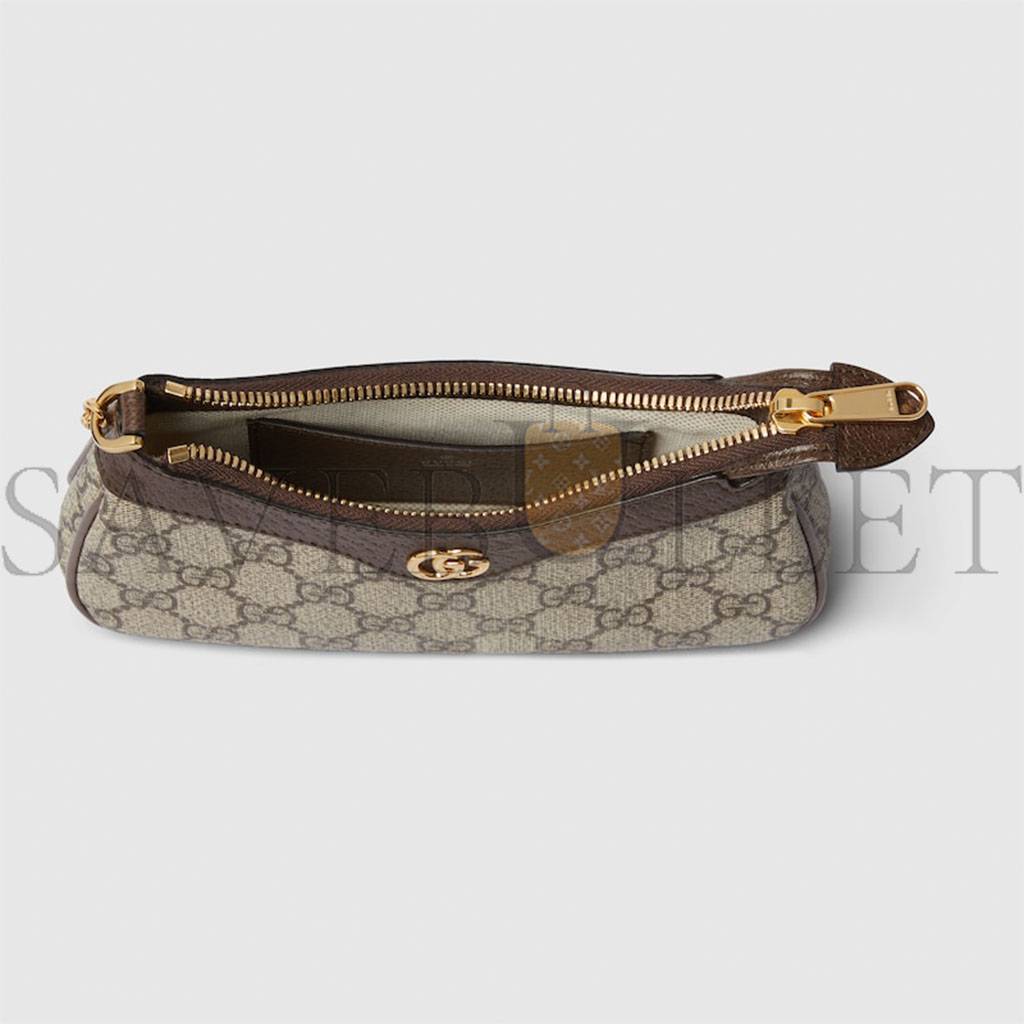 GUCCI BEIGE AND EBONY GG SUPREME CANVAS 764960 (19*10*3cm) GUCCI BEIGE AND EBONY GG SUPREME CANVAS 764960 (19*10*3cm)